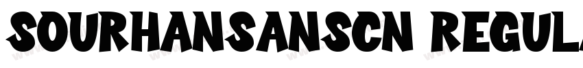 SourHanSansCN Regula字体转换